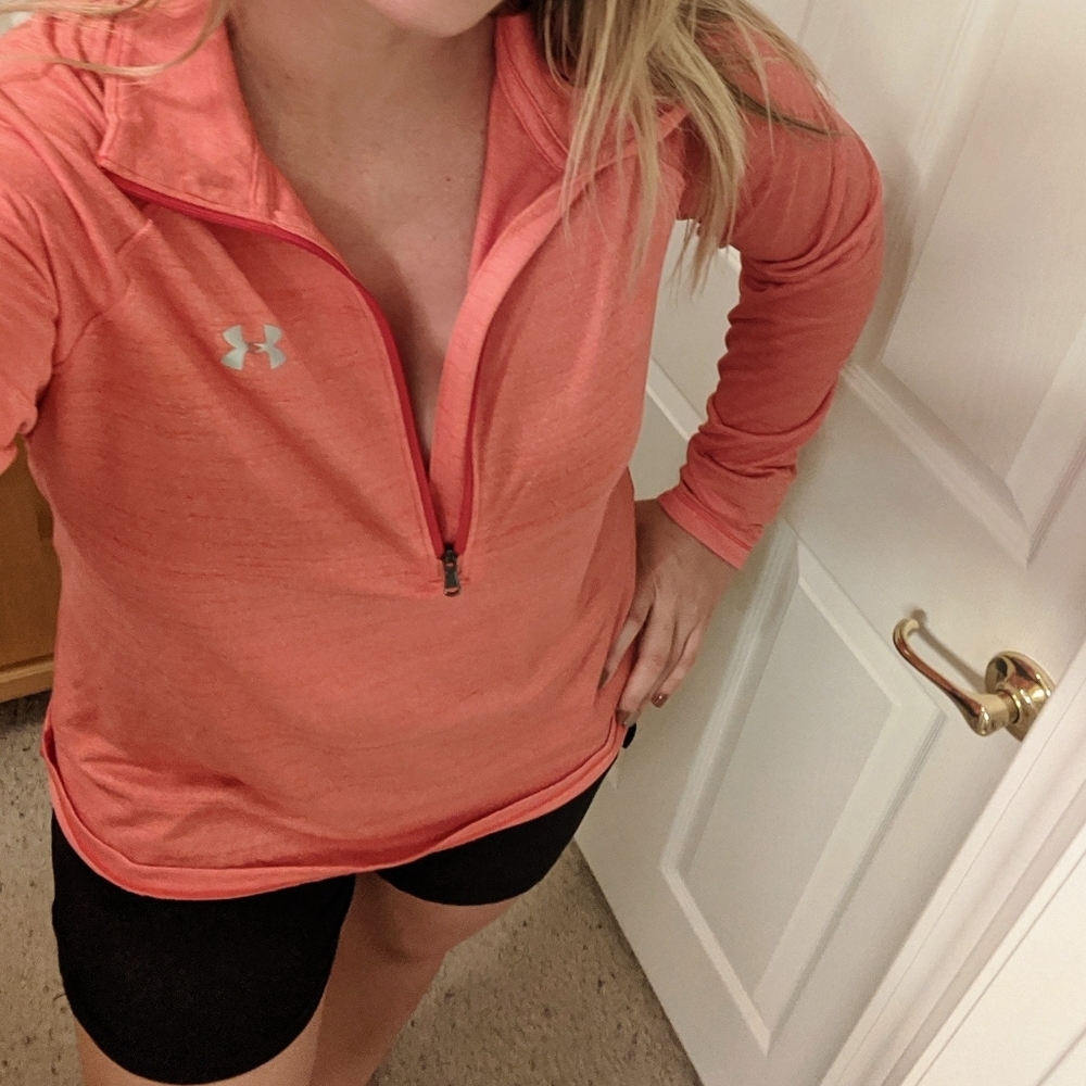 Under armour light weight long sleeve.